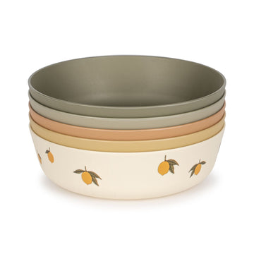 5-pack kommetjes - Lemon Mix - Konges Slojd